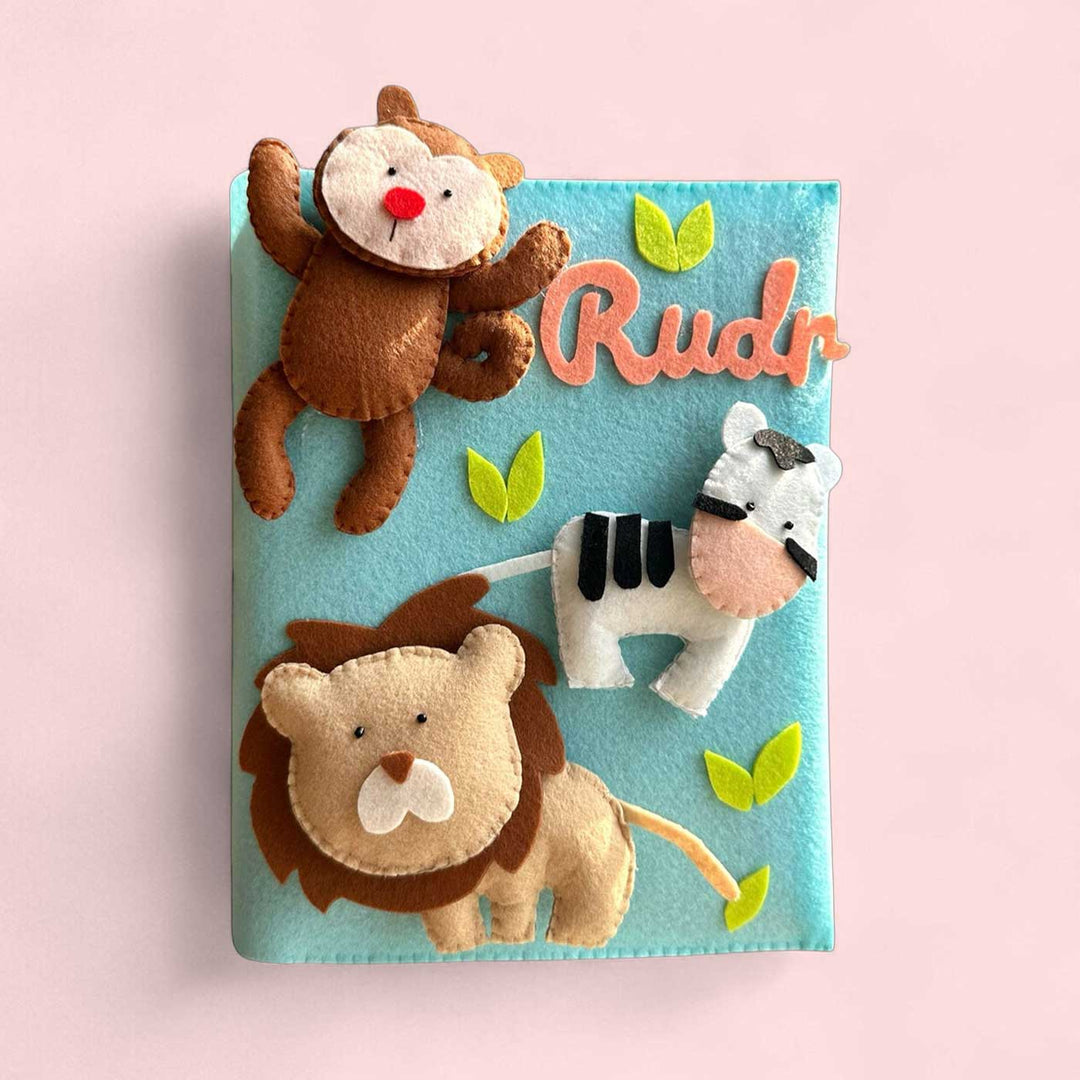 Personalized 3D Animal Theme Felt Photo Album For Kids