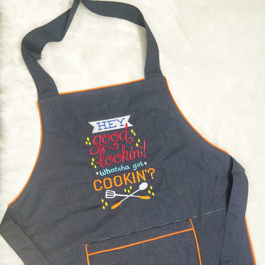 Personalized Embroidered Cooking Theme Apron