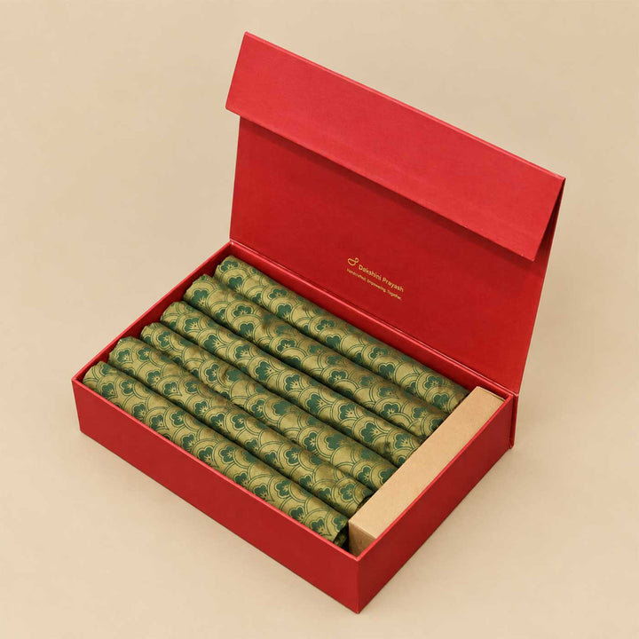 Handcrafted Olive Anar Diwali Table Décor Small Gift Hamper For Festive Gifting