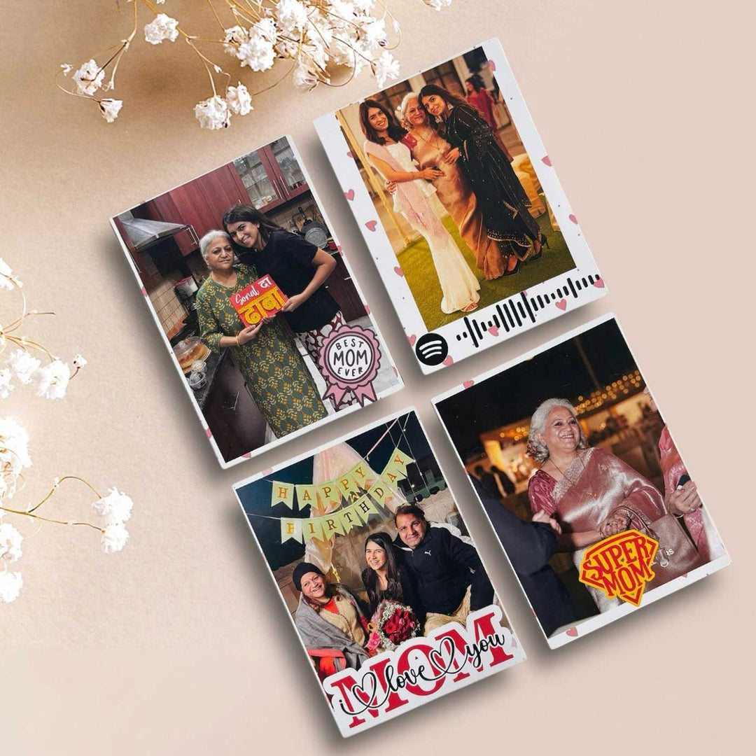 Photo Personalized Mothers Love Theme Hamper | Set of 3