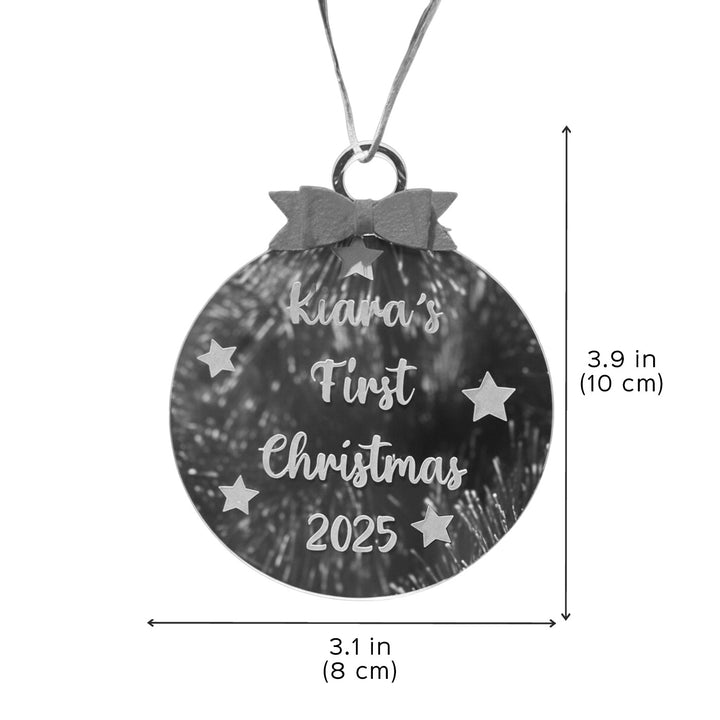 Personalized "First Christmas" Acrylic Ornament For Christmas Tree Decoration