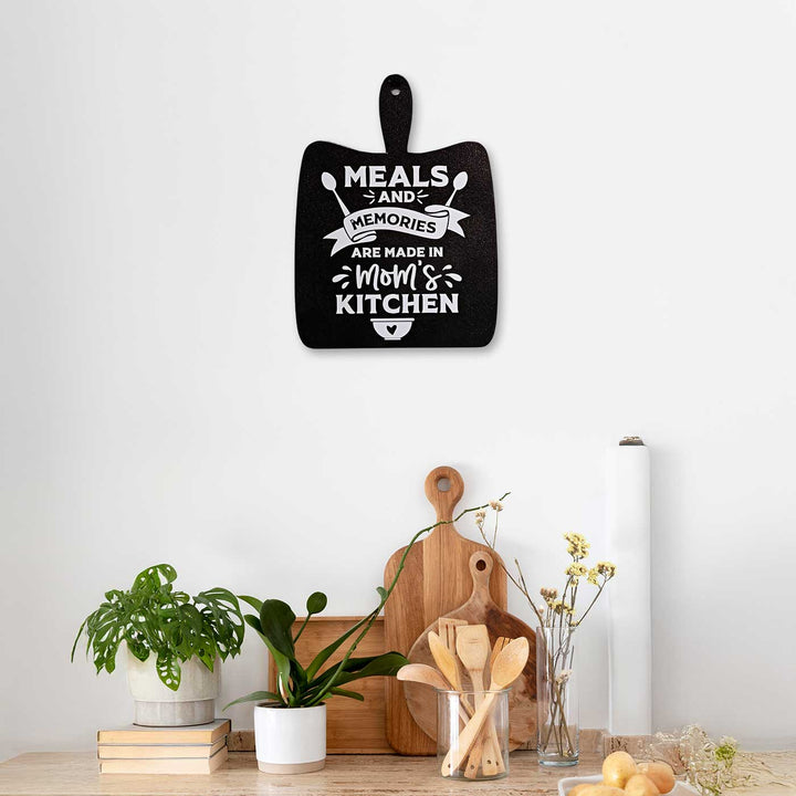 Handmade Decoupage Meals And Memories MDF Wood Decorative Plaque