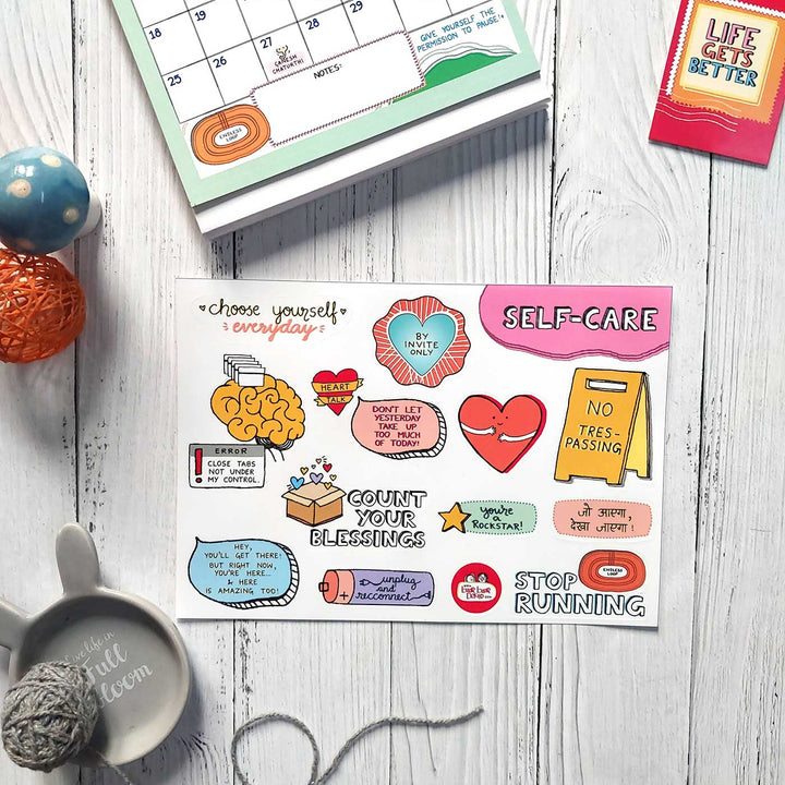 Self-care Contract 2026 Spiral Calendar With Holidays | 10+ Freebies Included