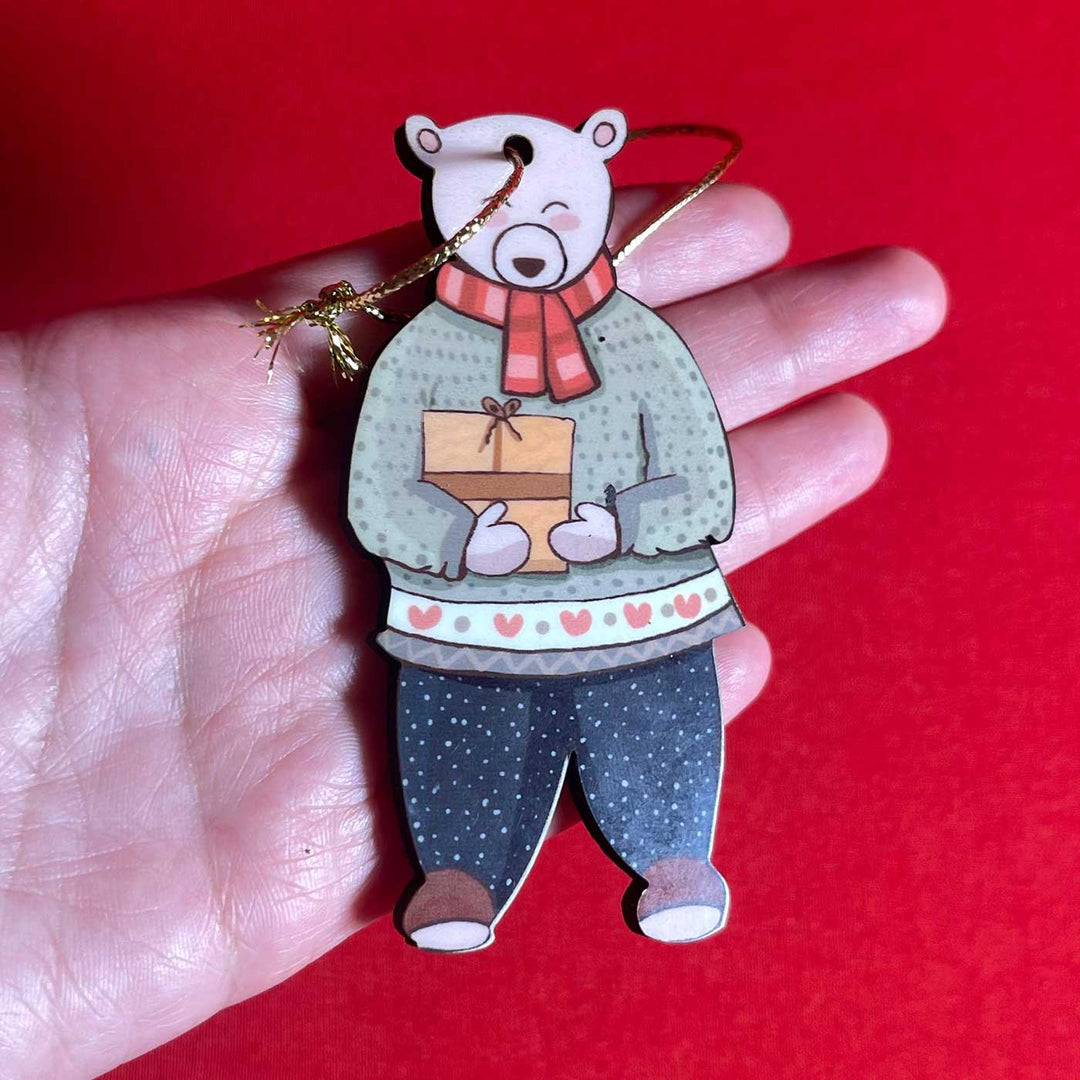 Hand Illustrated Winter Keepsakes Christmas Hamper | Includes Hangings And Box