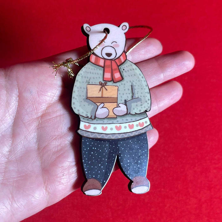 Hand Illustrated Winter Keepsakes Christmas Hamper | Includes Hangings And Box