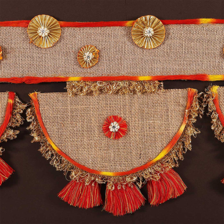 42 In | Handmade Moli Bandhanvar Jute Toran