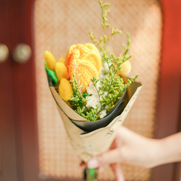 Handmade Crochet Petal Flower Bouquet