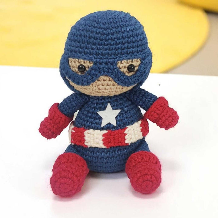 Handmade Crochet Avenger Superhero Toy for Kids