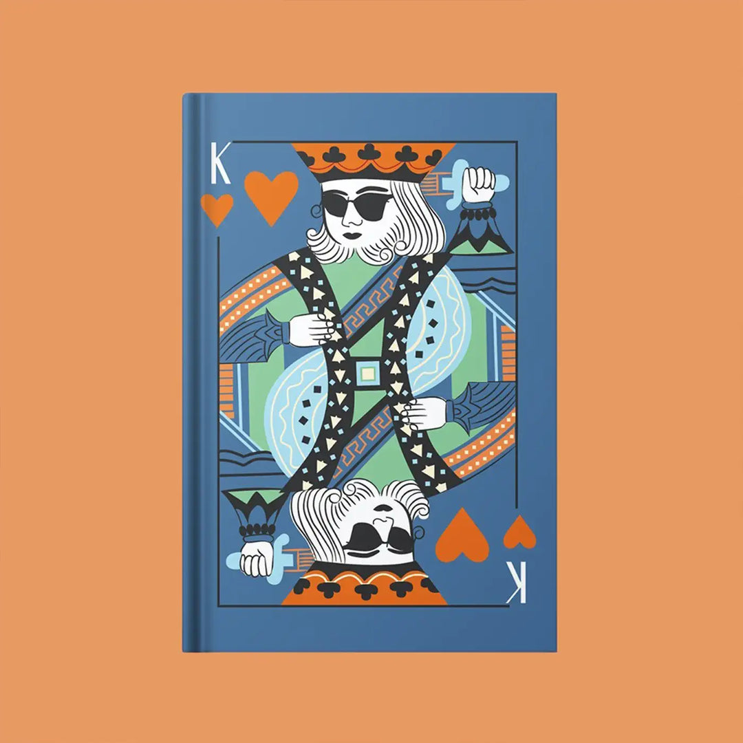 Handmade King Of Hearts Theme Journal | Unruled | 200 Pages