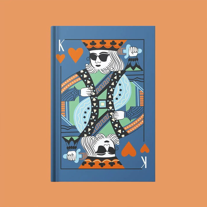 Handmade King Of Hearts Theme Journal | Unruled | 200 Pages