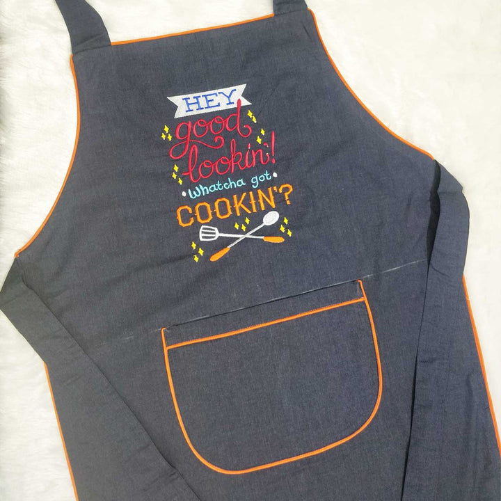 Personalized Embroidered Cooking Theme Apron