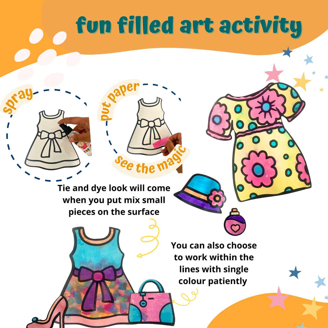 Magical Color Transfer Fashion Theme DIY Kit