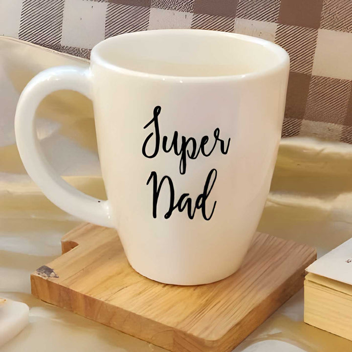 Personalized Super Dad Theme Polycarbonate Mug