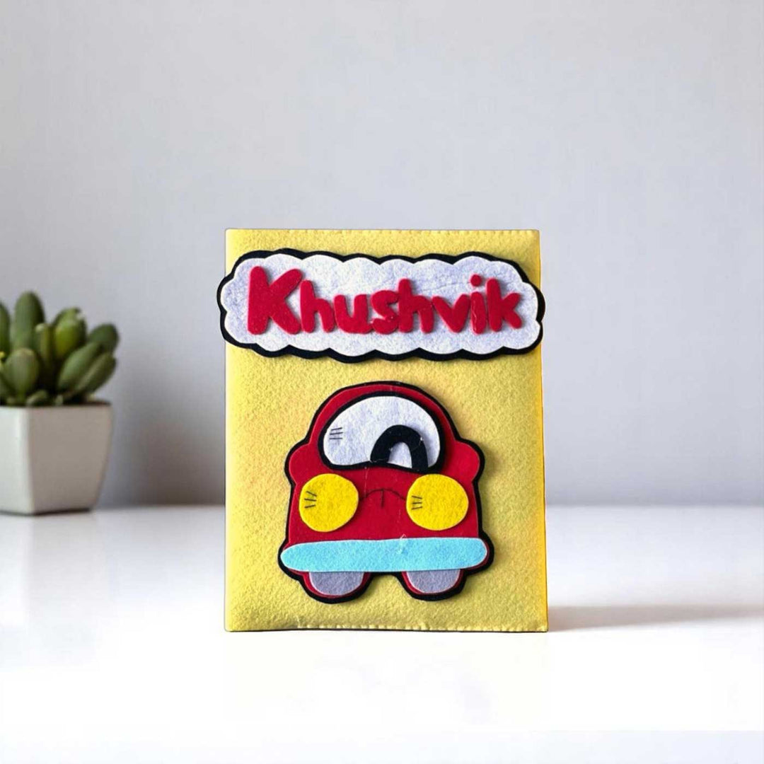 Personalized 3D Car Theme Felt Photo Album For Kids