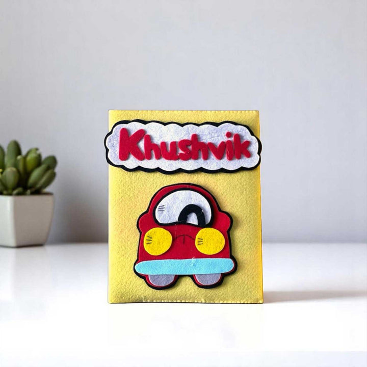 Personalized 3D Car Theme Felt Photo Album For Kids