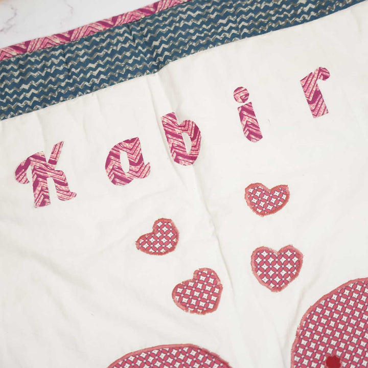 Personalized Whale Theme Cotton Quilt For Kids