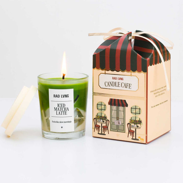 Hand Poured Iced Matcha Latte Petite Scented Soy Wax Candle