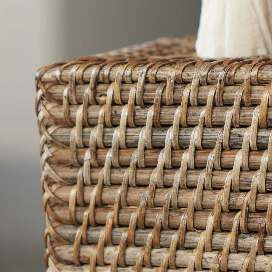 Handmade Cane Rattan Tissue Box