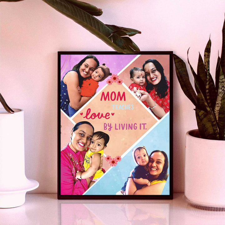Photo Personalized Mom Theme Framed Decorative Plaque For Mothers