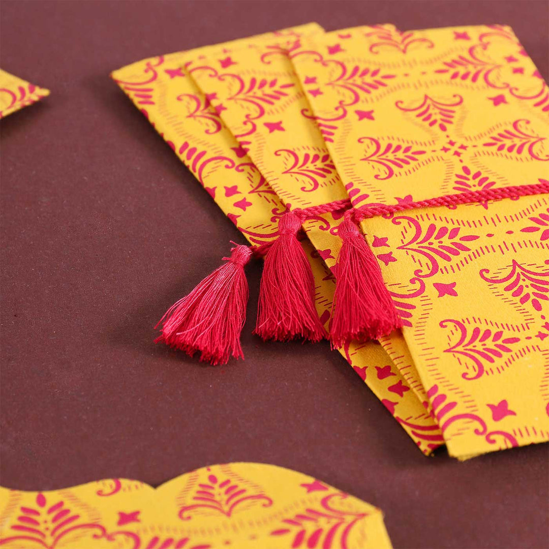 Personalized Handmade Ragini Paper Envelopes | Set Of 30