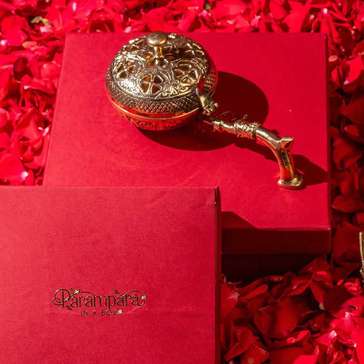 Handmade Brass Dhoop & Loban Fumer