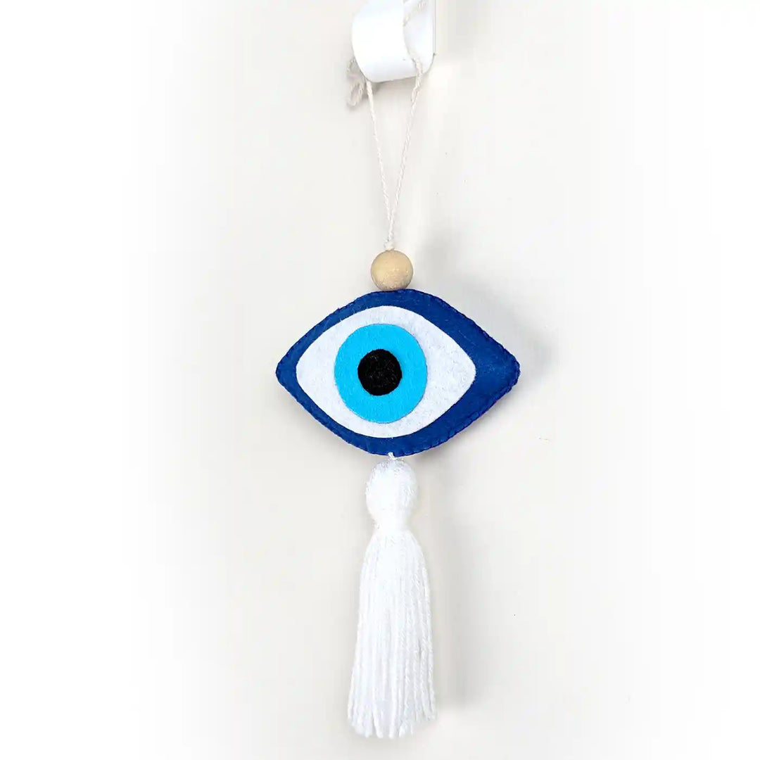 Handmade Evil Eye Felt Hanging For Kids