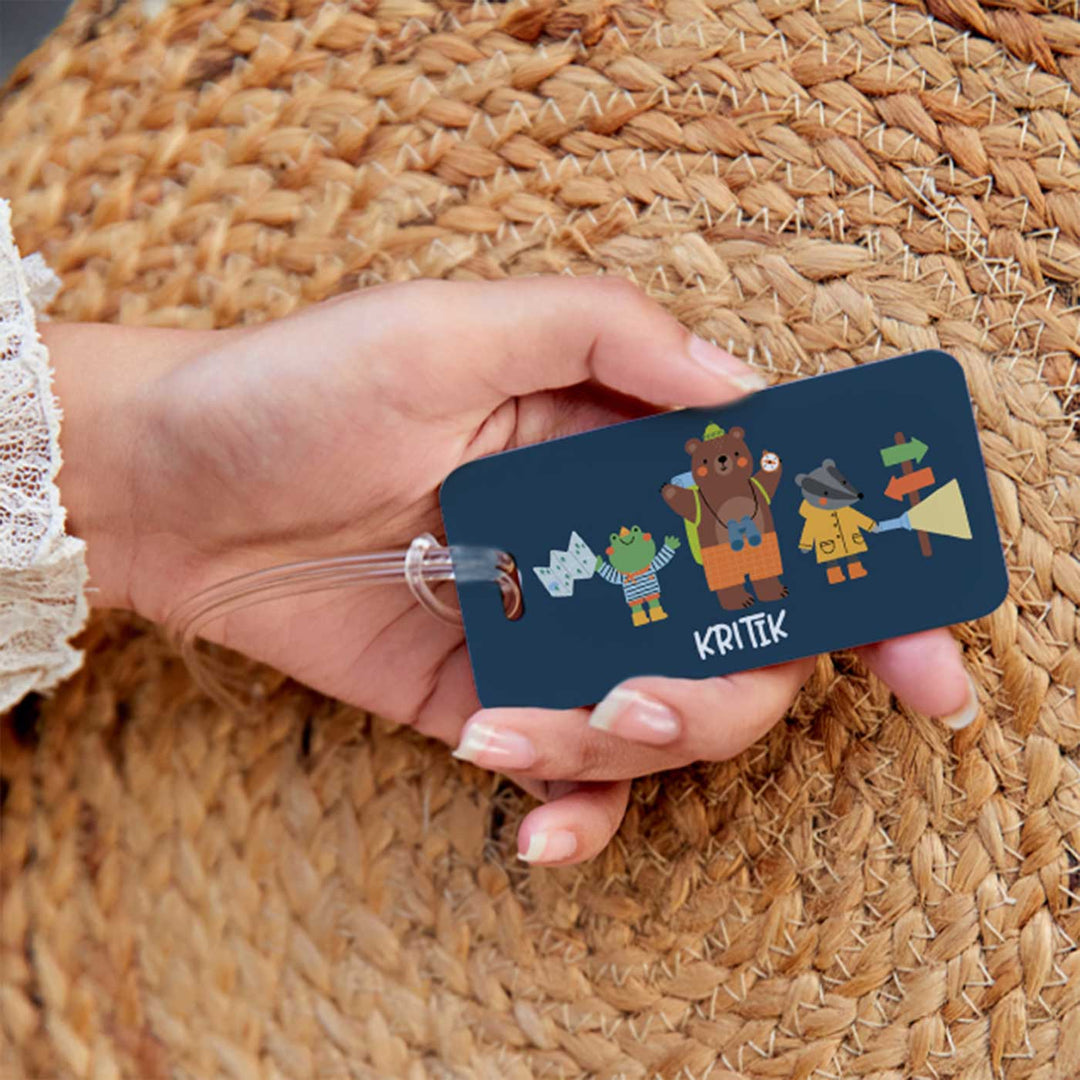 Personalized Into The Wild Theme Bag Tag