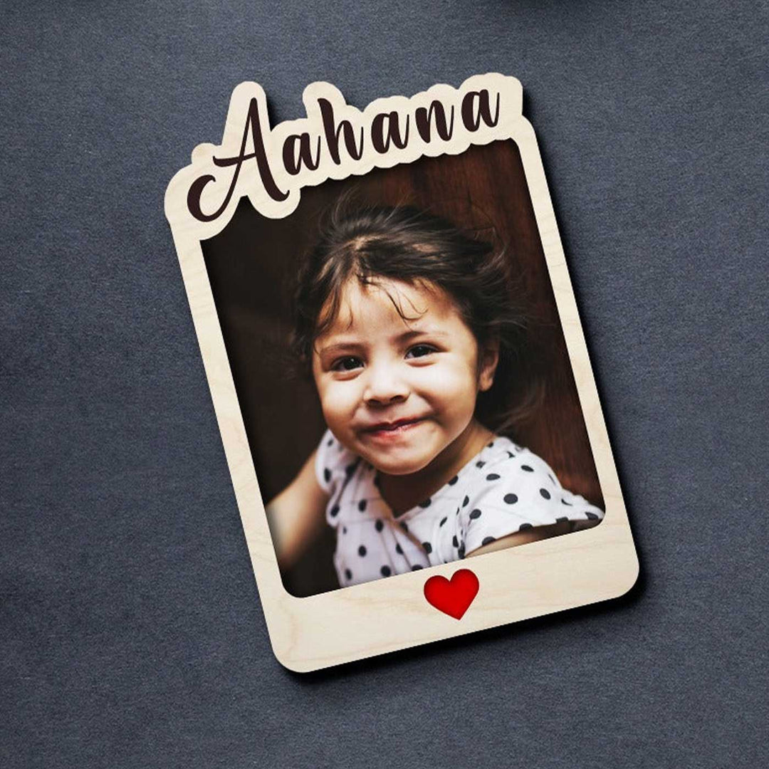 Photo Personalized Printed Cute Wooden Fridge Magnet