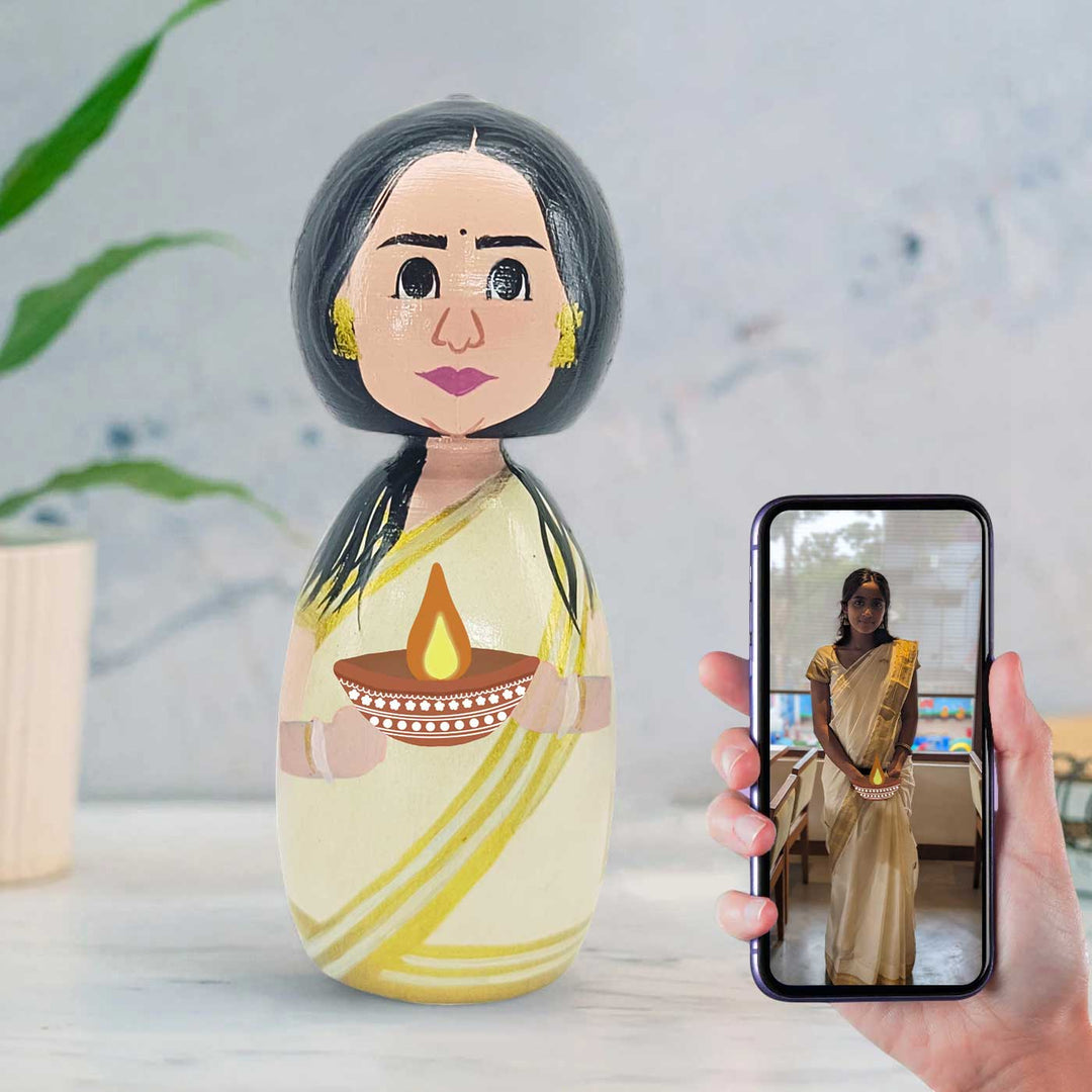 Photo Personalized Wooden Peggy Doll
