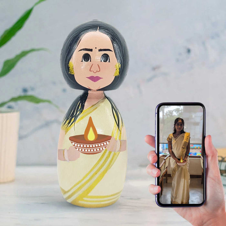 Photo Personalized Wooden Peggy Doll