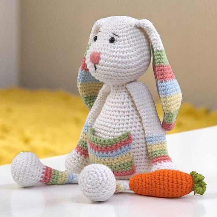 Handmade Crochet Rabbit Toy for Kids