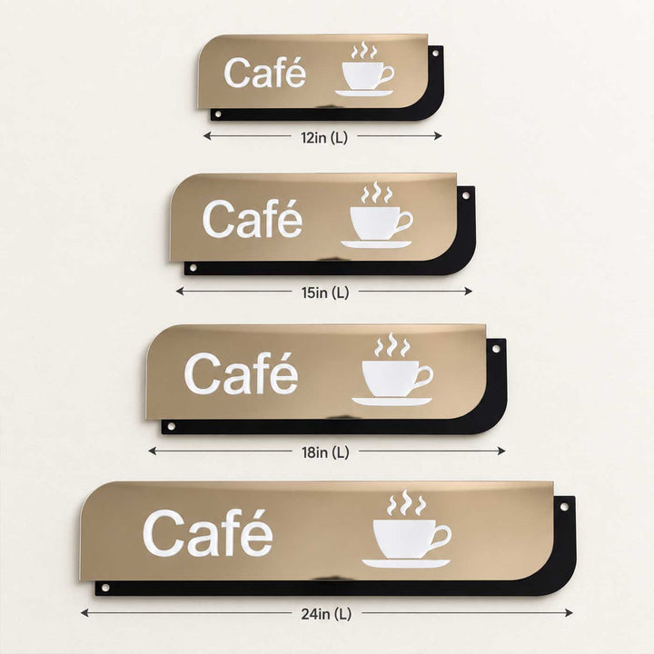 Premium Personalized Acrylic Cafe Name Plate For Businesses