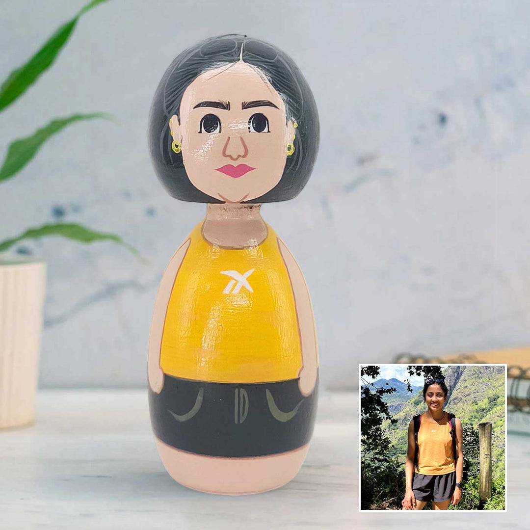Photo Personalized Wooden Peggy Doll
