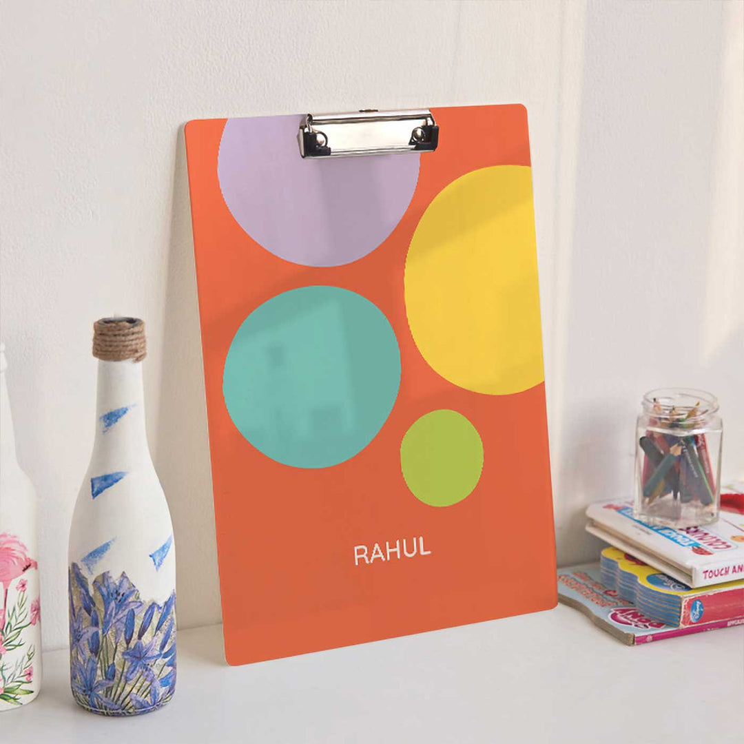Personalized Zooboo Kids Theme Acrylic Clipboard