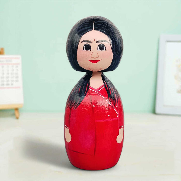 Photo Personalized Wooden Peggy Doll