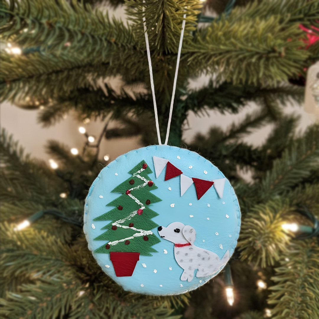 Handmade Xmas Tree Felt Ornament For Christmas Tree Decoration