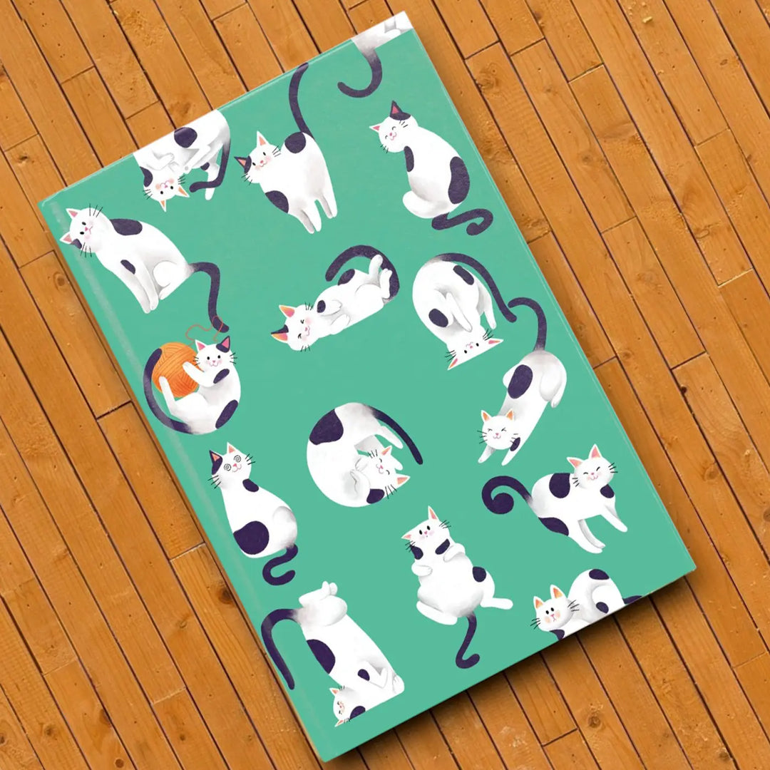 Printed Cat Theme Ruled Notebook | A5 | 50 Pages