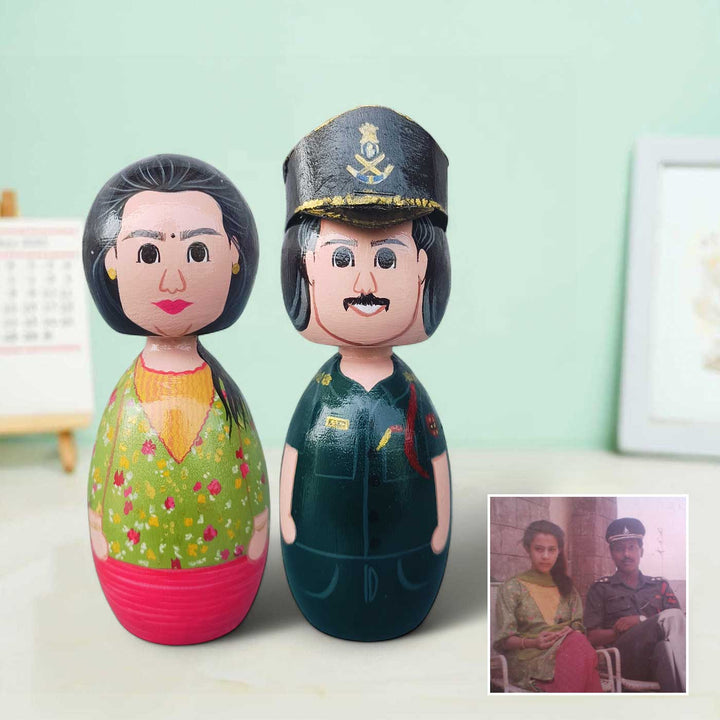 Photo Personalized Wooden Peggy Doll