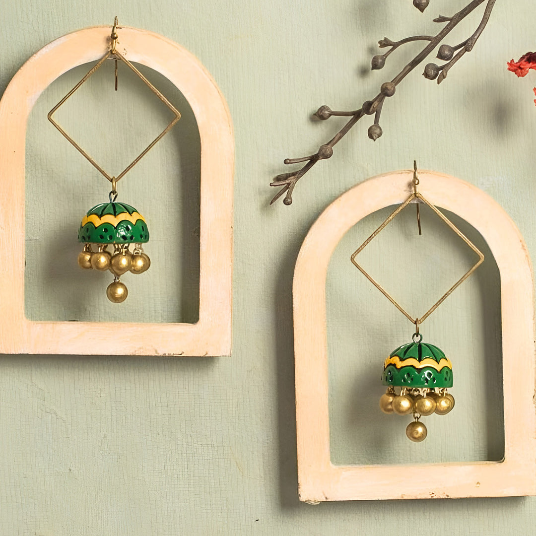 Handmade Fusion Terracotta Earrings