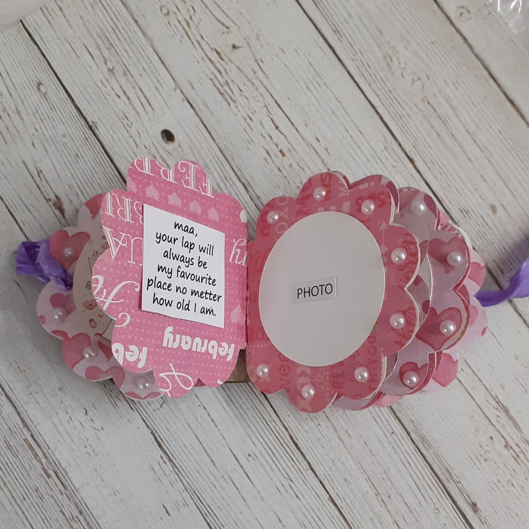 Personalized Handmade Mother'S Day Theme Paper Scrapbook