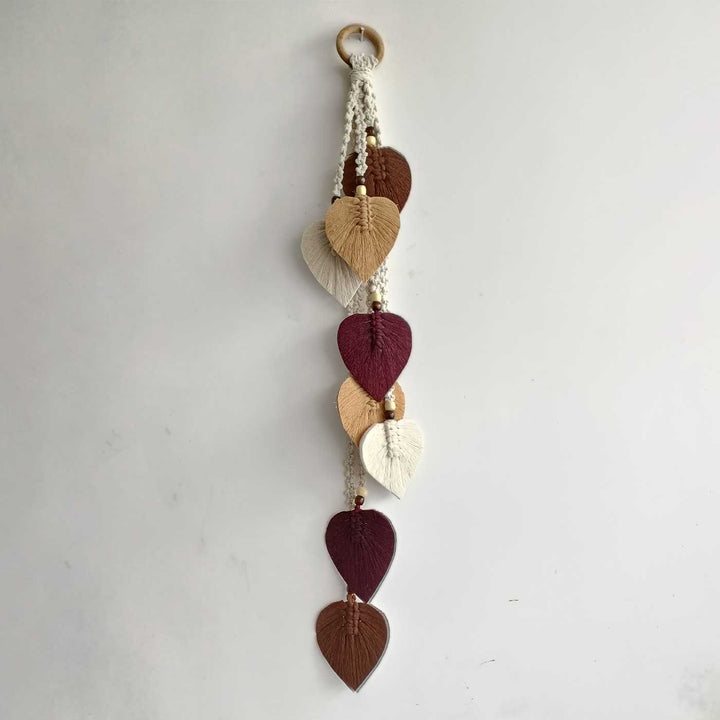 2 Pc | Handmade Macrame 8 Leaves Door Hangings