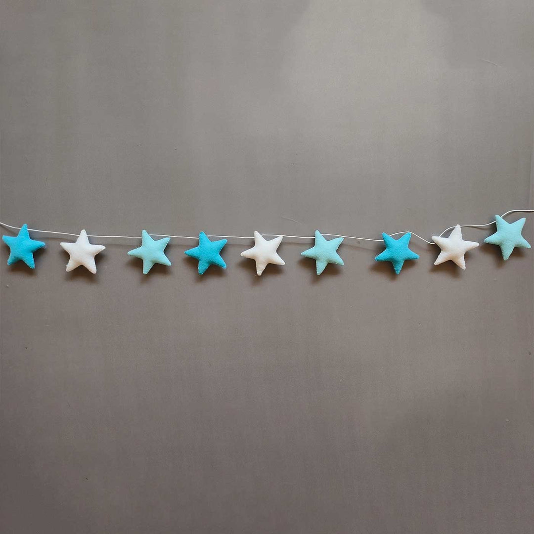 Handmade Stars Theme Felt Bunting For Kids