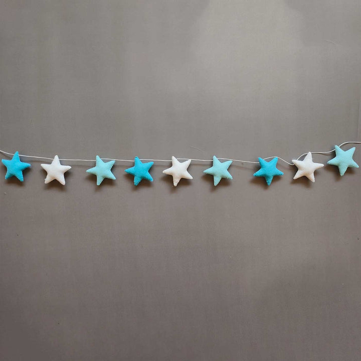 Handmade Stars Theme Felt Bunting For Kids