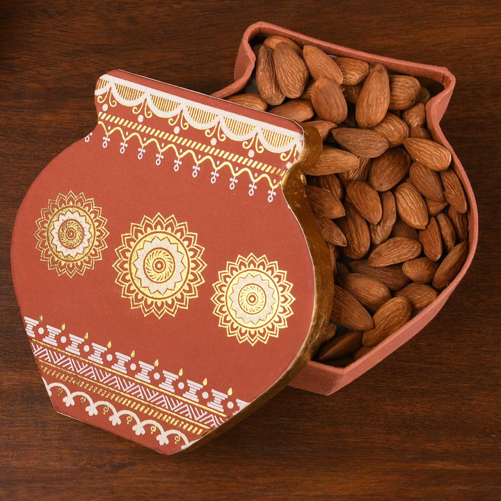 Handmade Kalash Shaped Paper Gift Box | Set Of 2