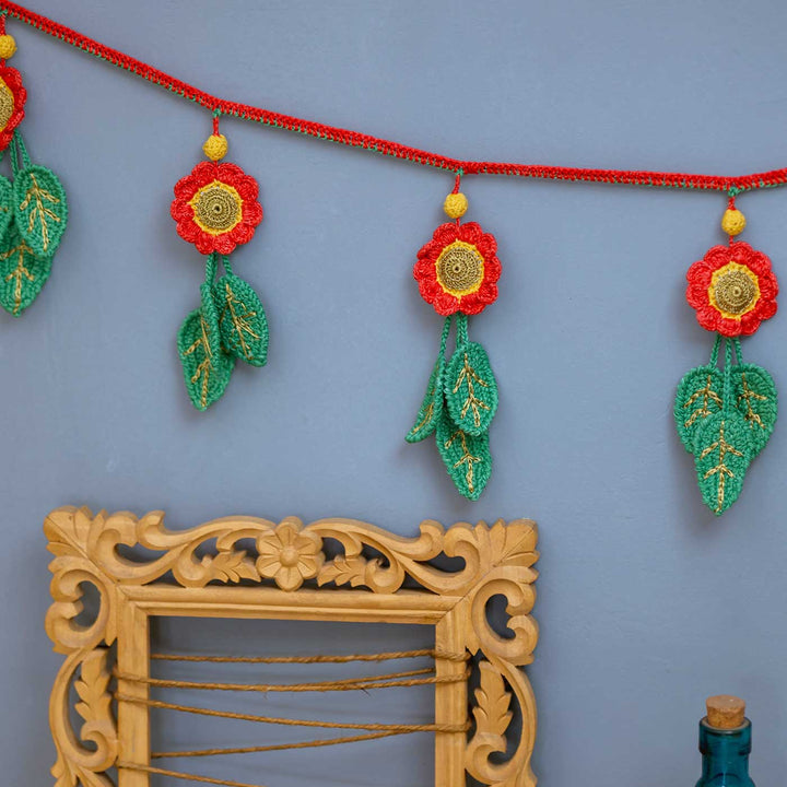 63 In | Handmade Crochet Bagiya Cotton Toran