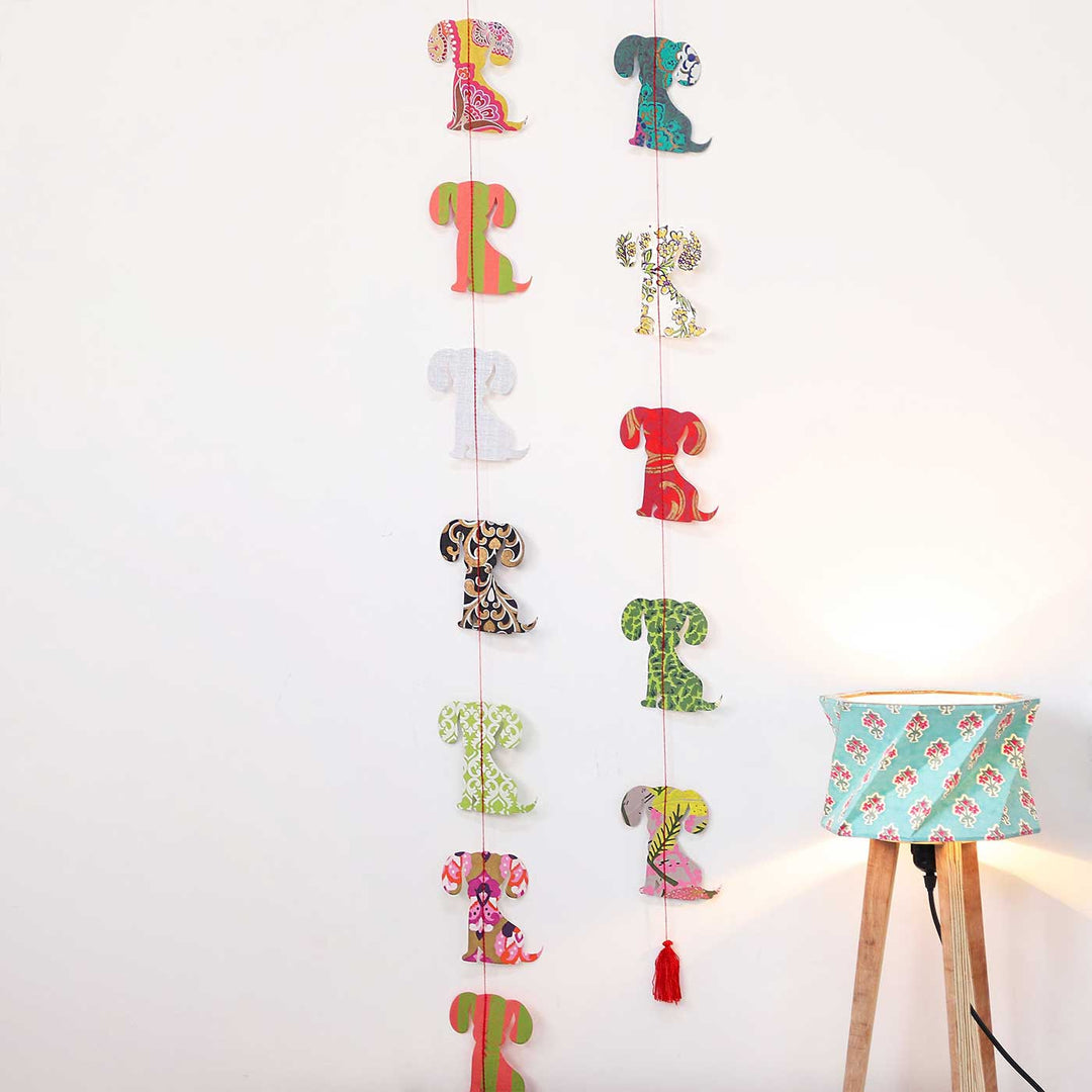 Handmade Dog Design Paper Hanging