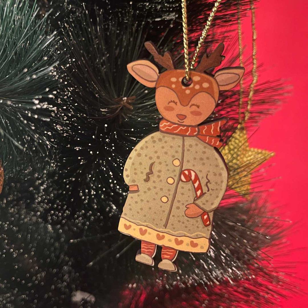 Hand Illustrated Winter Keepsakes Christmas Hamper | Includes Hangings And Box