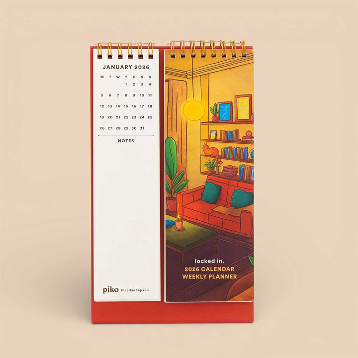 Cozy Room Calendar With Daily Planner