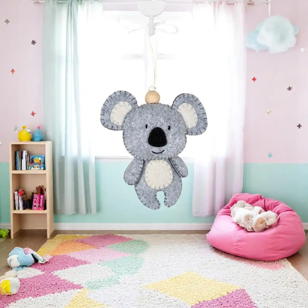 Handmade Koala Felt Hanging For Kids