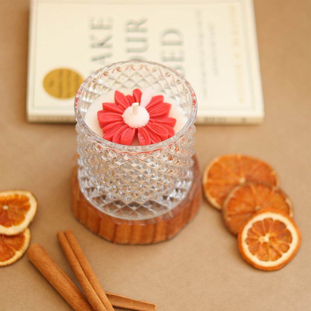 Assorted Handmade Big Crystal Jar Soy Wax Candle
